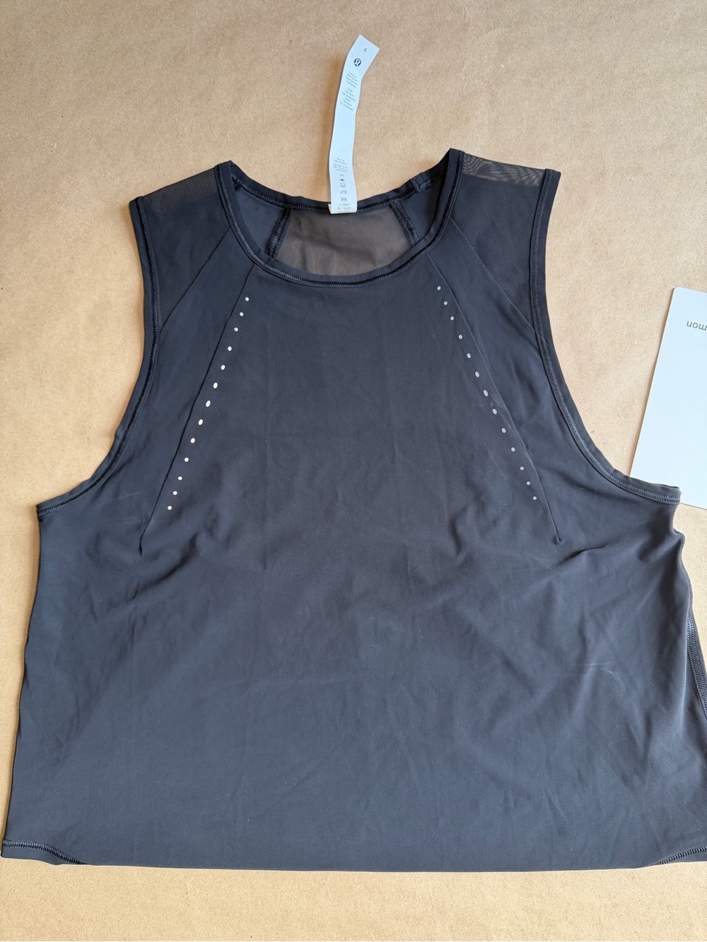 lululemon athletica Black Sleeveless Performance Tank